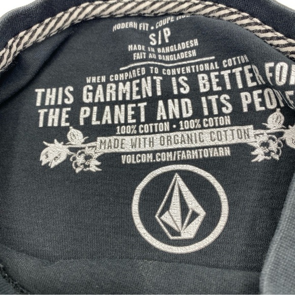 Volcom Men's Nozaka Surf Short Sleeve Black T-Shirt Men's Small - Picture 6 of 6